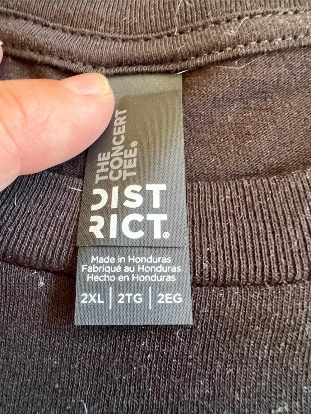 District Men's Crewneck Sweater in Black.